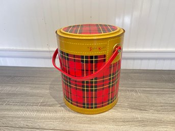 Vintage Hamilton Skotch Kooler With Plaid Design