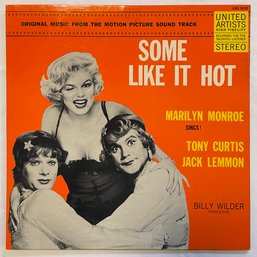 Some Like It Hot Original Soundtrack Marilyn Monroe UAS5030 EX