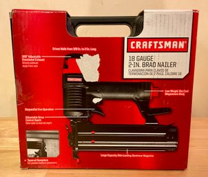 Craftsman 18 Gauge 2 Inch Brad Nailer - New In Box