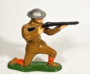 Lead, Iron Or Plastic Vintage Soldier Or Model