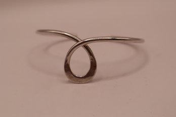 Sterling Cuff Style Bracelet Signed (10 Grams)