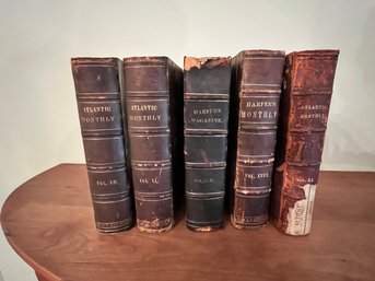 Set Of 5 Antiquarian Books - Book Lot #1