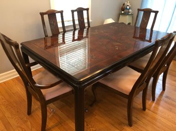 Gorgeous Rosewood Dinning Room Table And Chairs Purchased In Hong Kong