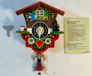 German Heart Miniature Cuckoo Clock