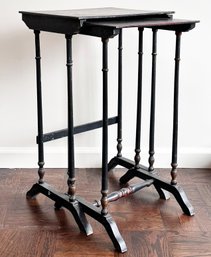 A Pair Of Chinoiserie Nesting Tables