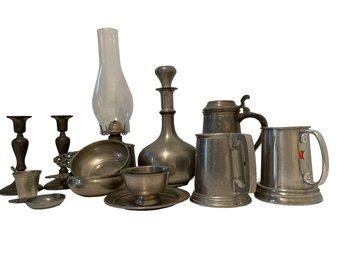 Collection Of American Pewter