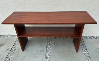 Rosewood Console Table- Gorgeous  Wood Grain