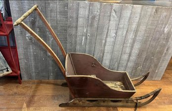 Antique Wooden Sleigh