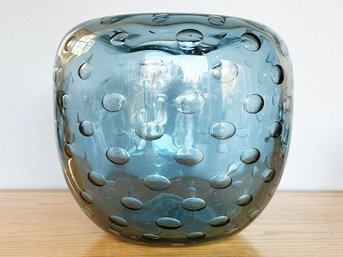 A Vintage, Modern Art Glass Vase By John Gilmor