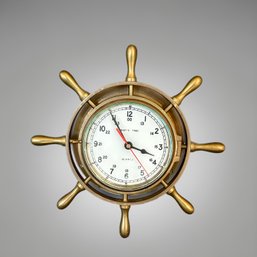 Brass Ships Clock