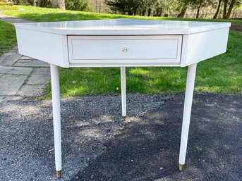 A Vintage Mid Century Modern Lacquered Corner Desk