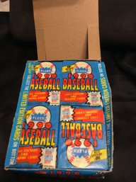 1990 Fleer Baseball Wax Box - 36 Sealed Packs - M