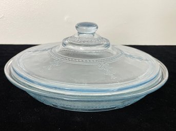 Covered Glass Serving Dish Set