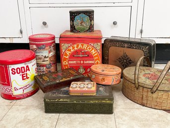 Vintage Tins From Around The World