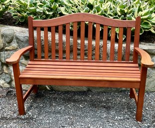 Fine Quality SMITH & HAWKEN Red Teak Bench