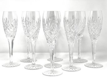 CESKA Tradition Fluted Champagne Glasses- Set Of 9 ( Retail $69.95 Each)