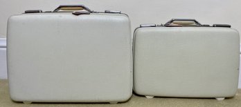 Two American Tourister Suitcases, Monogram For ETJ