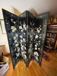 CHINESE LACQUERED WALL SCREEN