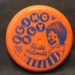 1987 Ronald McDonald Fling N Fly Mini Flying Disc/Frisbee