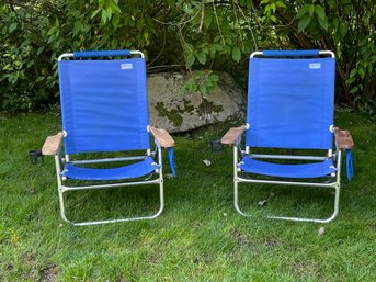 Rio Brands Foldable Beach Chairs- Set Of 2