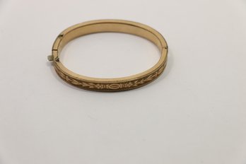 Vintage Gold Filled Etched Bracelet