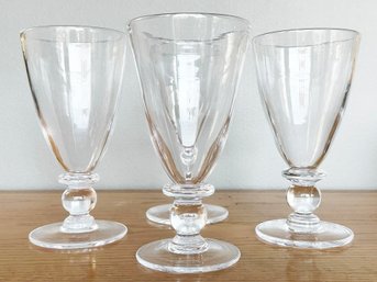 A Set Of Four Water Goblets By Simon Pearce