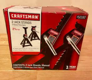 Craftsman 2 Jack Stands -  2 1/4 Ton - New In Box