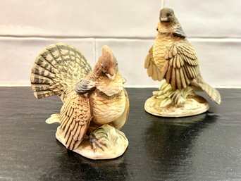 Ruffled Grouse Figurines