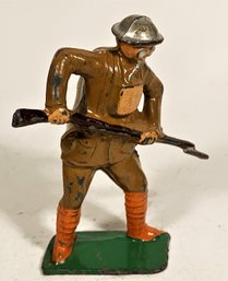 Lead, Iron Or Plastic Vintage Soldier Or Model