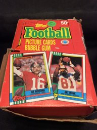 1990 Topps Football Wax Box - 36 Sealed Packs - M