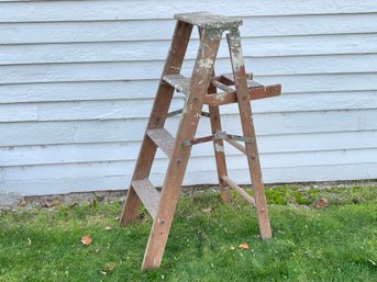 4 Foot Wood Ladder