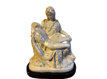 Reproduction Cast Sculpture Of Michelangelo's Pieta - Mary And Jesus