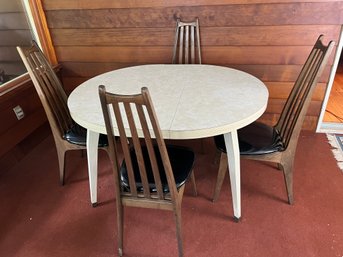 Mid Century Dinette Set With Adrian Pearsall Chairs