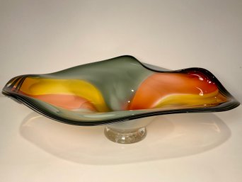 Exceptional, Oversized Art Glass Centerpiece