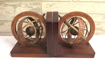 Pair Of Globe Book Ends Italy