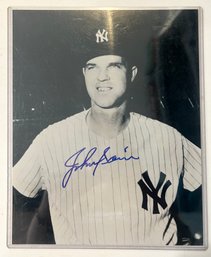 New York Yankees Johnny Sain Autographed 8x10 Photograph W/ Certificate Of Authenticity