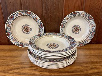 Wedgwood West End Plates And Soup Bowls (6 Each)