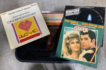 16 Vintage Vinyl Albums ~ Movie Soundtracks & More ~ Star Wars The Empire Strikes Back, Grease & More