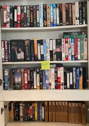 Large Lot Of VHS Tapes