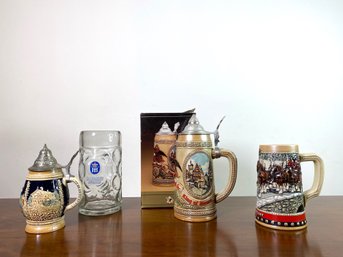 Group Of Beer Steins