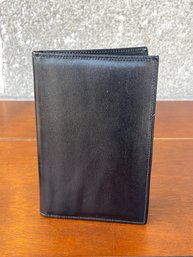 Bally Italian Leather Wallet In Black- NOS