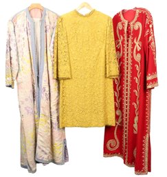 Custom Made  Traditional Indian Embellished Tunics And Lace Sheath Dress