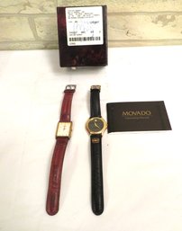 Seiko & Movado Men's Wrist Watches