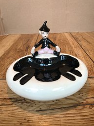 Vinage Ceramic Elf Ashtray/trinket Bowl.   A4