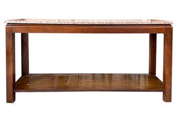 A Marble Top Console