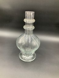 Divided Glass Decanter