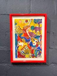 Zamy Steynovitz Circus Serigraph Signed And Numbered