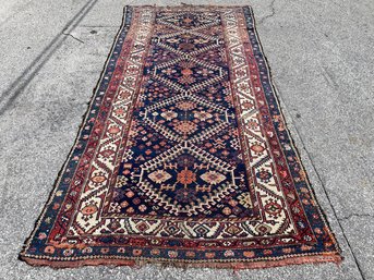 An Antique Hamadan Wool Runner