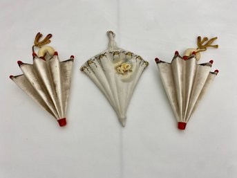 Porcelain Wall Umbrella Decorations Including Hummel (3)