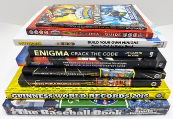 9 Kids Books: Guiness World Records, Sports, Gaming & More